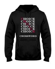 T Shirt Choice Crossword Hooded Sweatshirt thumbnail