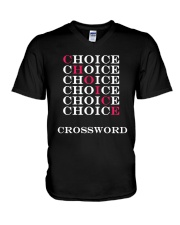 T Shirt Choice Crossword V-Neck T-Shirt thumbnail