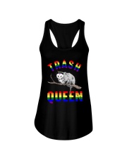 Lgbt Opossum Trash Queen Shirt Ladies Flowy Tank thumbnail