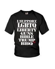 Belles Smokin BBQ Shirt Youth T-Shirt thumbnail