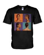 Alicia Keys Hole In Shirt V-Neck T-Shirt thumbnail