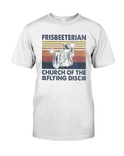 Vintage Frisbeeterian Church Of The Flying Shirt Classic T-Shirt front