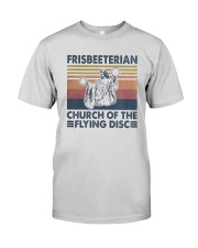Vintage Frisbeeterian Church Of The Flying Shirt Premium Fit Mens Tee thumbnail