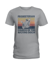 Vintage Frisbeeterian Church Of The Flying Shirt Ladies T-Shirt thumbnail