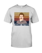 Vintage Ron Swanson I Regret Nothing Shirt Premium Fit Mens Tee thumbnail