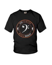 Life Is Better With A Bassist Shirt Youth T-Shirt thumbnail