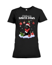 Christmas Labrador I Believe In Santa Paws Shirt Premium Fit Ladies Tee thumbnail