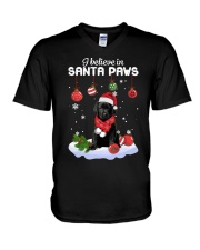 Christmas Labrador I Believe In Santa Paws Shirt V-Neck T-Shirt thumbnail