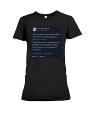 Sixers Nation I Hope The Beaches And Warm Shirt Premium Fit Ladies Tee thumbnail