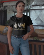 Peace Love Dirt Bike Shirt Classic T-Shirt apparel-classic-tshirt-lifestyle-05