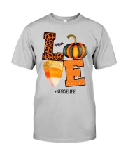 Halloween Pumpkin Love Nurselife Shirt Classic T-Shirt tile