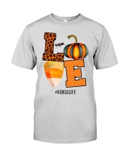 Halloween Pumpkin Love Nurselife Shirt Premium Fit Mens Tee thumbnail