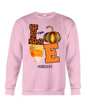 Halloween Pumpkin Love Nurselife Shirt Crewneck Sweatshirt thumbnail