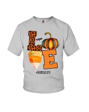 Halloween Pumpkin Love Nurselife Shirt Youth T-Shirt thumbnail