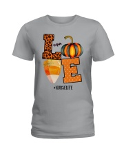 Halloween Pumpkin Love Nurselife Shirt Ladies T-Shirt thumbnail