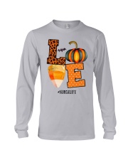 Halloween Pumpkin Love Nurselife Shirt Long Sleeve Tee thumbnail