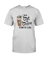 Im A Cat And Coffee Kind Of Girl Shirt Premium Fit Mens Tee thumbnail