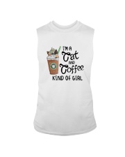 Im A Cat And Coffee Kind Of Girl Shirt Sleeveless Tee thumbnail