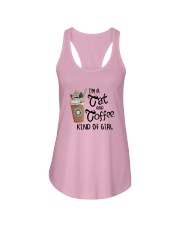 Im A Cat And Coffee Kind Of Girl Shirt Ladies Flowy Tank thumbnail