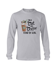 Im A Cat And Coffee Kind Of Girl Shirt Long Sleeve Tee thumbnail