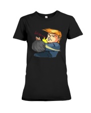 Trump Saying Beto O'rourke Quit Like A Dog Shirt Premium Fit Ladies Tee thumbnail