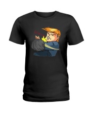 Trump Saying Beto O'rourke Quit Like A Dog Shirt Ladies T-Shirt thumbnail