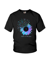 Sunflower Choose To Keep Going Shirt Youth T-Shirt thumbnail