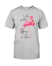Flamingo Who Gives A Flying Flock Shirt Classic T-Shirt tile