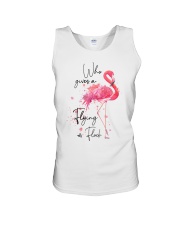 Flamingo Who Gives A Flying Flock Shirt Unisex Tank thumbnail