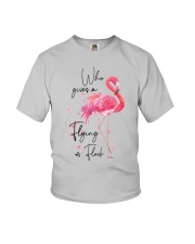 Flamingo Who Gives A Flying Flock Shirt Youth T-Shirt thumbnail