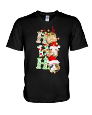 Christmas Guinea Pig Ho Ho Ho Shirt V-Neck T-Shirt thumbnail