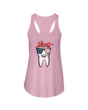 American Glasses Smiling Tooth Shirt Ladies Flowy Tank thumbnail