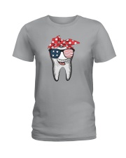 American Glasses Smiling Tooth Shirt Ladies T-Shirt thumbnail