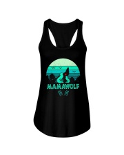 Vintage Mamawolf Shirt Ladies Flowy Tank thumbnail