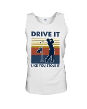 Vintage Golf Drive It Like You Stole It Shirt Unisex Tank thumbnail