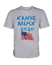 American Flag Kanye Musk 2020 Shirt V-Neck T-Shirt thumbnail