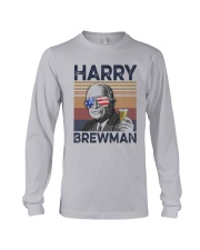 Vintage Drinking Beer Harry Brewman Shirt Long Sleeve Tee thumbnail