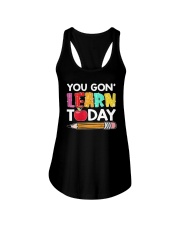 Apple Pencil You Gon Learn Today Shirt Ladies Flowy Tank thumbnail