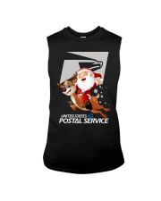 Santa Riding Deer United States Postal Shirt Sleeveless Tee thumbnail