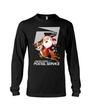 Santa Riding Deer United States Postal Shirt Long Sleeve Tee thumbnail