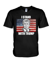 Flag I Stand With Trump Shirt V-Neck T-Shirt thumbnail