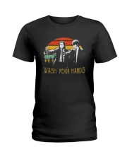 Vintage Pulp Fiction Wash Your Hands Shirt Ladies T-Shirt thumbnail