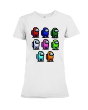 Among Us Characters Shirt Premium Fit Ladies Tee thumbnail