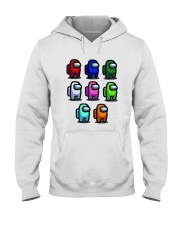 Among Us Characters Shirt Hooded Sweatshirt thumbnail