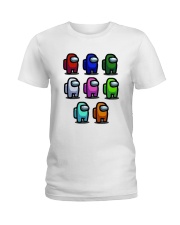 Among Us Characters Shirt Ladies T-Shirt thumbnail