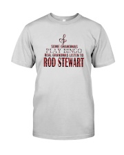 Bingo Real Grandmas Listen To Rod Stewart Shirt Premium Fit Mens Tee thumbnail