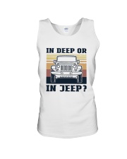 Vintage In Deep Or In Jeep Shirt Unisex Tank thumbnail
