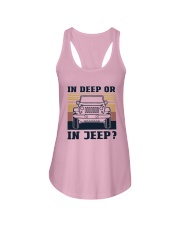 Vintage In Deep Or In Jeep Shirt Ladies Flowy Tank thumbnail