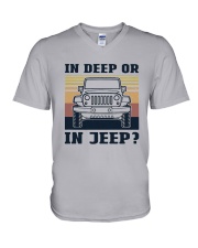Vintage In Deep Or In Jeep Shirt V-Neck T-Shirt thumbnail