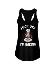 Unicorn Fuck Off Im Baking Shirt Ladies Flowy Tank thumbnail